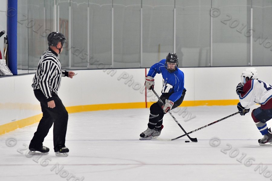 Wheaton College Men\'s Ice Hockey vs Middlesex Community College. - Photo By: KEITH NORDSTROM